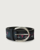 Orciani Summer Tuscania belt Leather Navy