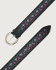 Orciani Summer Tuscania belt Leather Navy