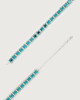 Orciani Smart Crystal jewel belt Leather turquoise