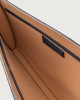 Orciani Prestige slim leather document holder Leather blue