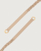 Orciani Nappa B strech leather belt 2 cm Nappa leather ivory