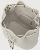 Orciani Nest Soft grained leather mini bucket bag Grained leather Clay