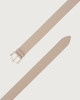 Orciani Soft leather belt 5 cm Grained leather Clay