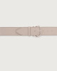 Orciani Soft leather belt 5 cm Grained leather Clay
