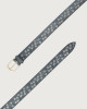 Orciani Stain Soapy leather belt 3,5 cm Leather Denim