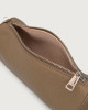 Orciani Roll Soft leather mini bag Grained leather Green