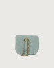 Orciani Mini Kate Peach suede leather bag charm Suede leather light green