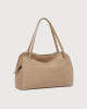 Orciani Lido Twilight Midi nubuck leather shoulder bag Nubuck beige