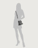 Missy S Soft grained leather shoulder bag with strap