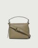 Orciani Nana Nappa Small leather handbag with strap Leather olive