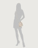 Orciani Chéri Soft leather hand mini bag with shoulder strap Grained leather Clay