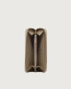 Orciani Zip around Soft large leather wallet Grained leather Sand