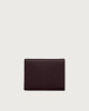 Orciani Soft small leather envelope wallet Grained leather Burgundy