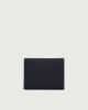 Orciani Soft small leather envelope wallet Grained leather Dark navy