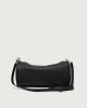 Orciani Roll Soft leather mini bag Grained leather Black