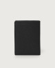 Orciani Micron leather vertical wallet Black