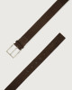 Orciani Camoscio suede belt Suede Chocolate