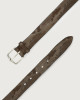 Orciani Stain leather belt Leather Grey