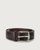 Orciani Bull Soft B leather belt Leather Chocolate