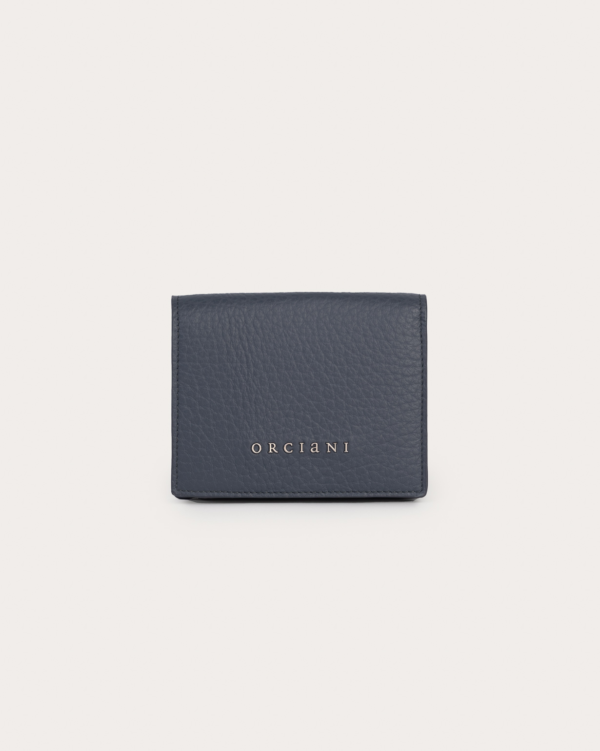 ORCIANI Soft small leather wallet with zip with card holder, color