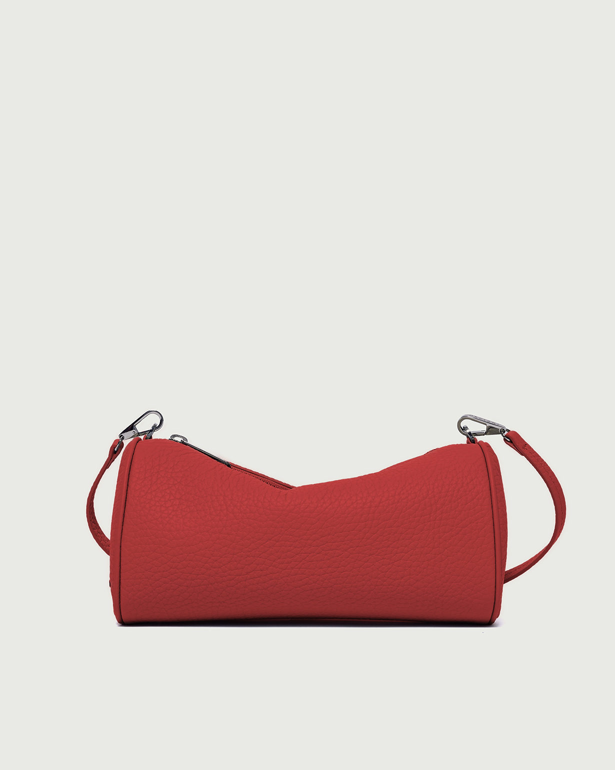 ORCIANI Roll Soft leather mini bag. , color Marlboro red