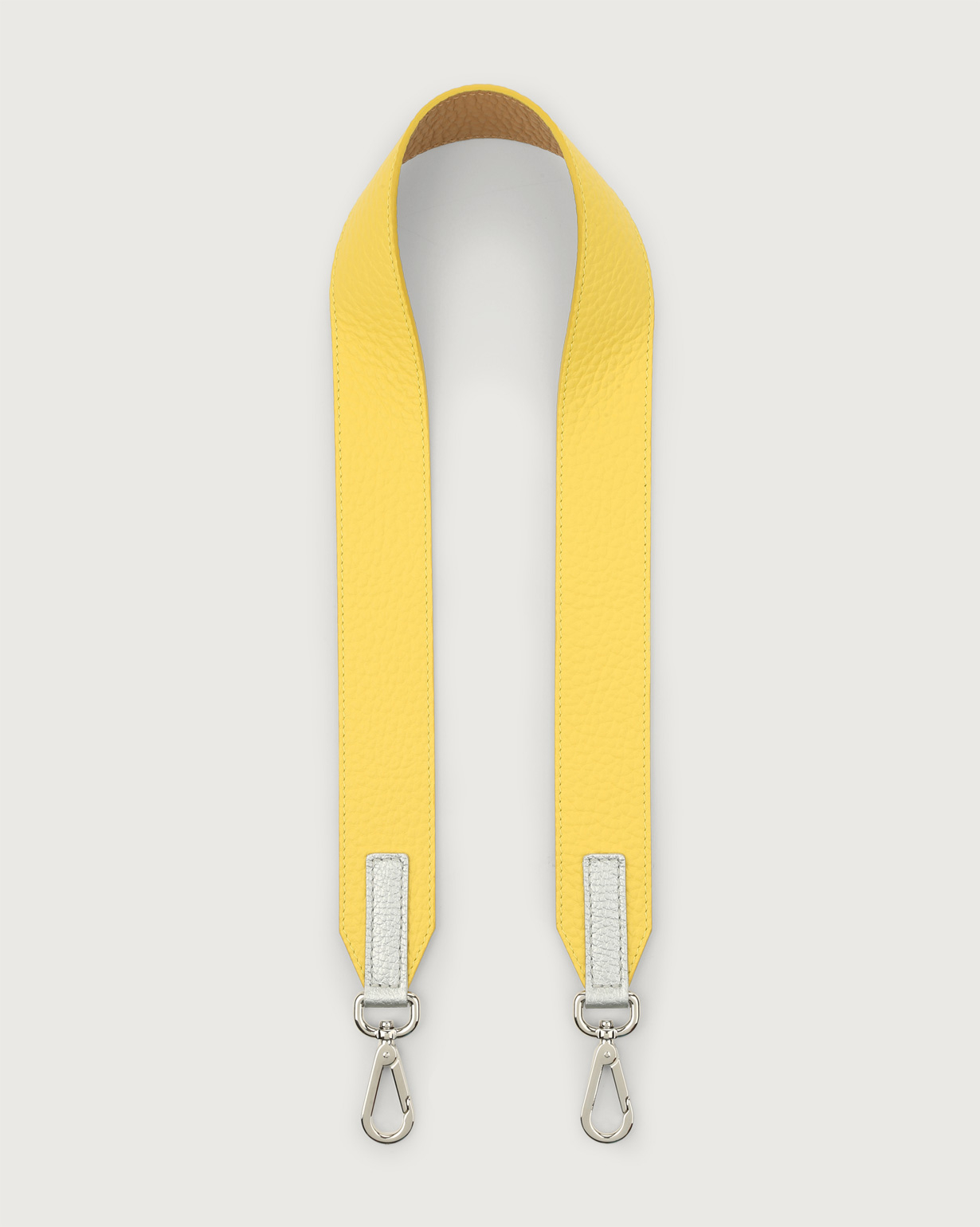 Orciani Italy Yellow Leather Belt Silver Buckle Size 30-38 Buy Yellow Leather Belt With Italian Buckle  main image 3