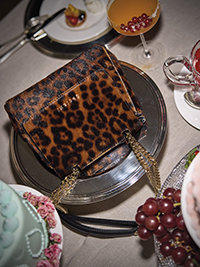 ORCIANI Sveva Vanity Mini leather handbag with shoulder strap