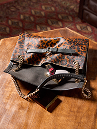 ORCIANI POSH Sense Medium leather handbag with strap. , color Off